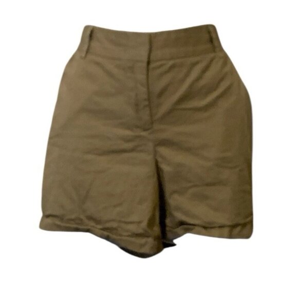 J. Crew Womens Chino Broken In Cotton Shorts Size 10 Beige Pockets - Picture 2 of 8